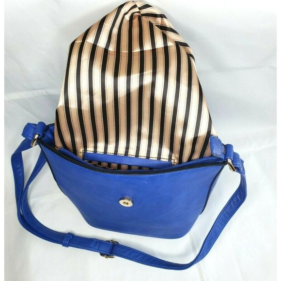 Blue Women Designer Adjustable Strap Purse - Picture 7 of 12